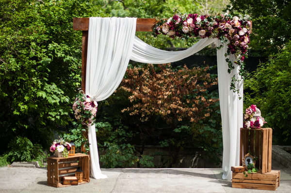 All kinds of beautiful wedding arch Stock Photo 06
