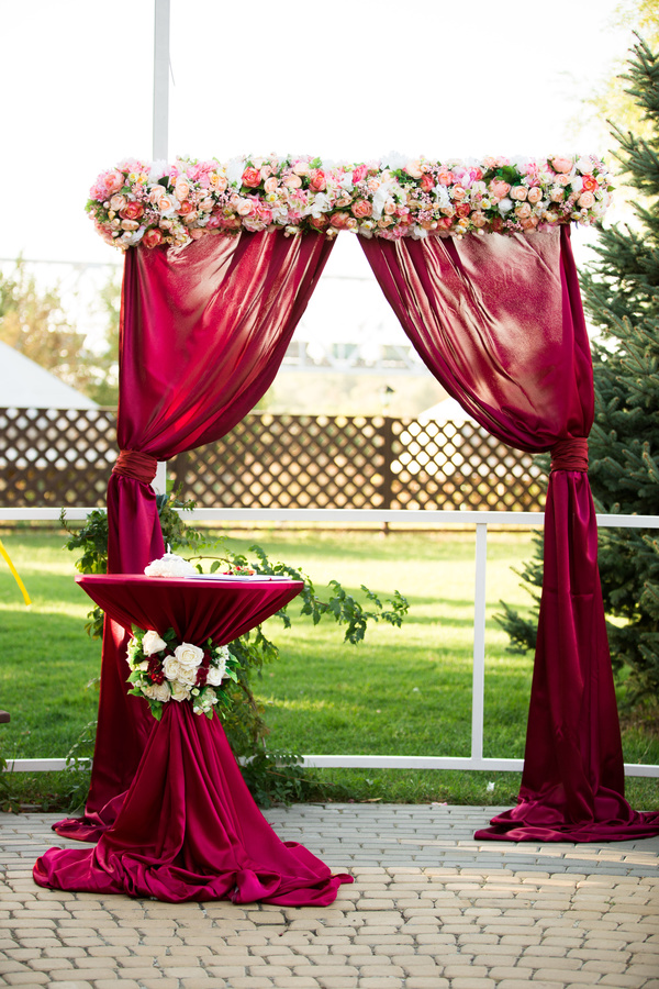 All kinds of beautiful wedding arch Stock Photo 08