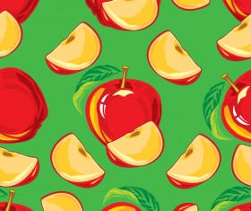 Cartoon style whole red apple with small and big apple slices. 21856535  Vector Art at Vecteezy