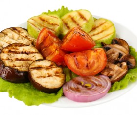 Assorted grilled vegetables Stock Photo 03