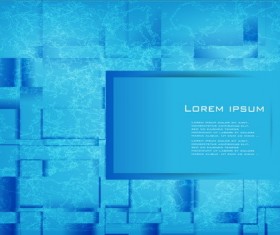 Blue fashion art background vector