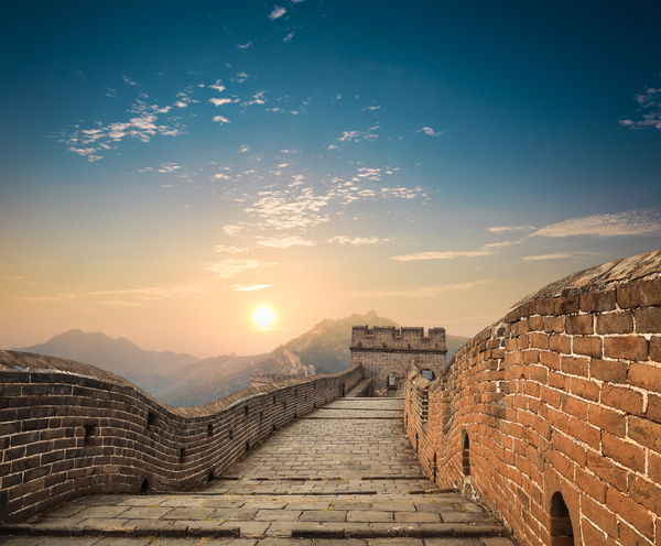 China Travel Great Wall Stock Photo
