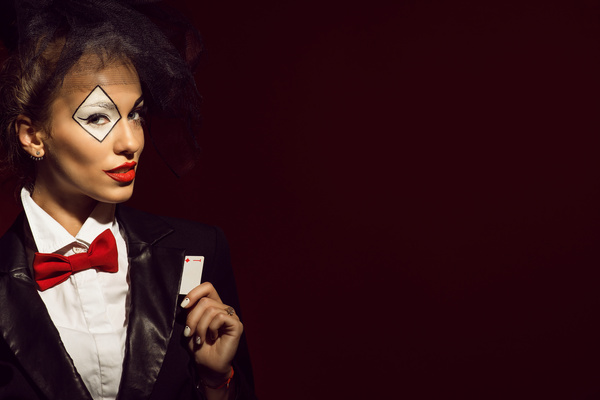 Clown makeup woman Photo 04 free download