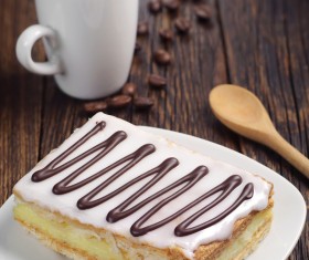 Coffee with delicious dessert Stock Photo 06