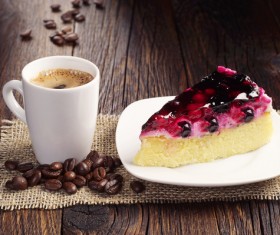 Coffee with delicious dessert Stock Photo 07