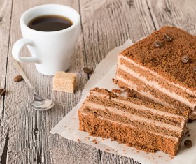 Coffee with delicious dessert Stock Photo 09