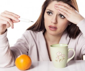 Colds woman Stock Photo