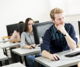 Computer professional Stock Photo