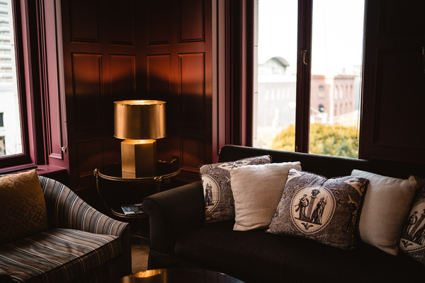 Cozy room with elegant design Stock Photo