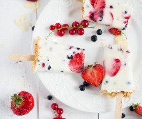 Different flavors of ice cream Stock Photo 03