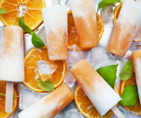 Different flavors of ice cream Stock Photo 04