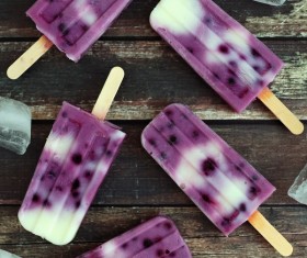 Different flavors of ice cream Stock Photo 06