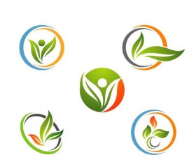 Eco life logo design vector
