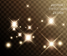 Effect light illustration design vector 01