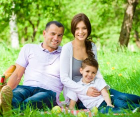 Family Sunday outing Stock Photo 03