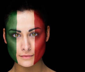 Fans from different countries Stock Photo 11