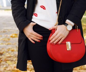 Fashion waist bag Stock Photo 05