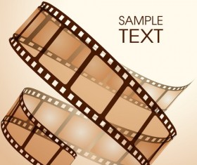 Film sample background vector