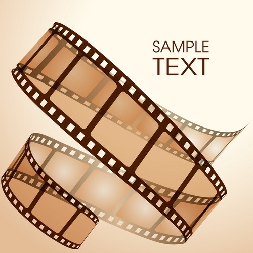 Film sample background vector