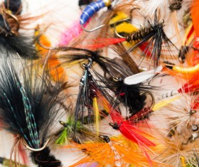 Fishing gear on the desktop Stock Photo 01