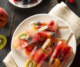 Fruit popsicles Stock Photo 11