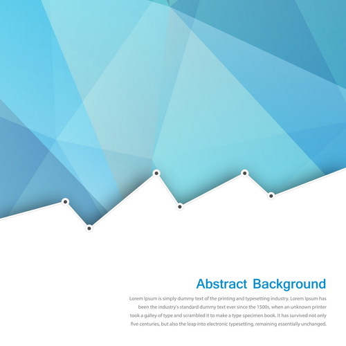 Geometry with abstract background vector 01