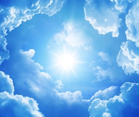 Glaring sunshine Stock Photo 02