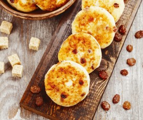 Golden pancakes Stock Photo 03