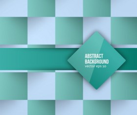 Green with gray square background vector