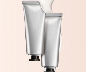 Hand cream package template vector 03