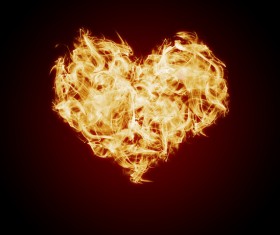 Heart of fire Stock Photo 10