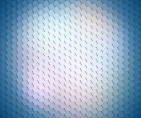 Hexagon pattern with blurs background vector set 05