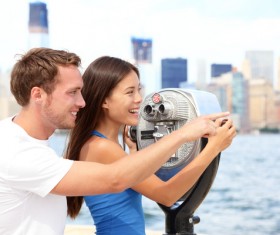 Holiday overseas travel lovers Stock Photo 01