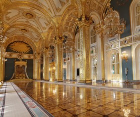 Interior Russian Kremlin Stock Photo 02