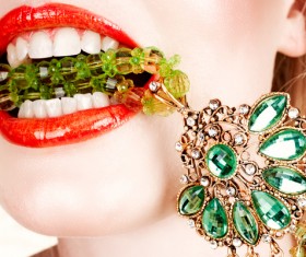 Jewelry necklace Stock Photo 02