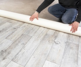 Laying the floor Stock Photo 05