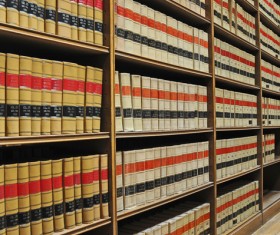 Library ancient books Stock Photo 01