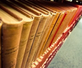 Library ancient books Stock Photo 06