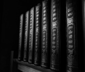Library ancient books Stock Photo 08