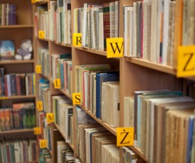 Library books Stock Photo 01