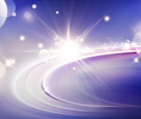 Light with rainbow abstract background vector