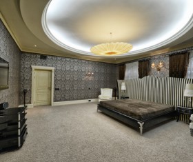 Luxury bedroom Stock Photo 01