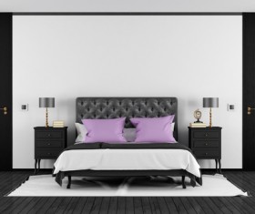 Luxury bedroom Stock Photo 03
