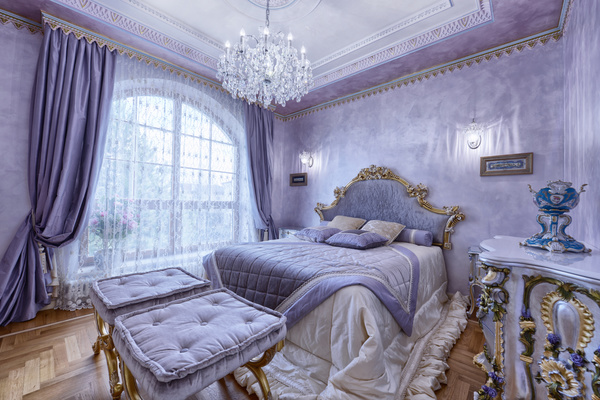 Luxury bedroom Stock Photo 04