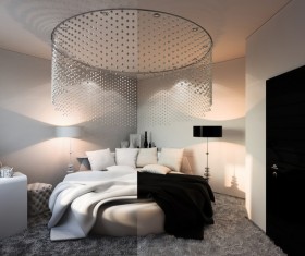 Luxury bedroom Stock Photo 05
