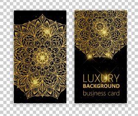 Luxury ornament card template vector 01