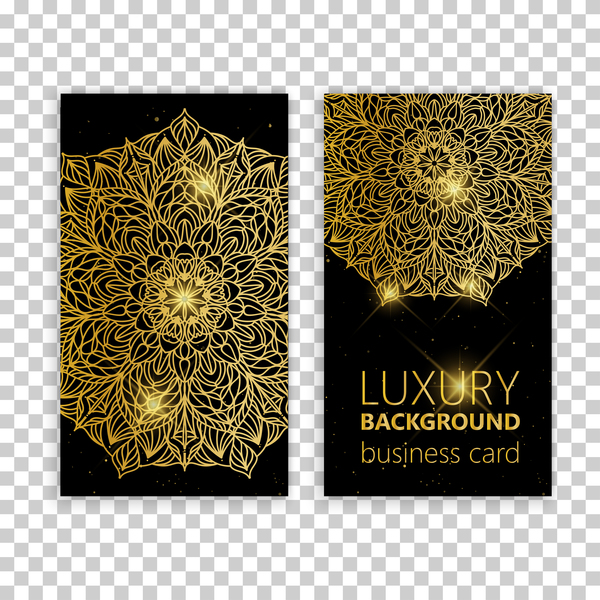 Luxury ornament card template vector 01