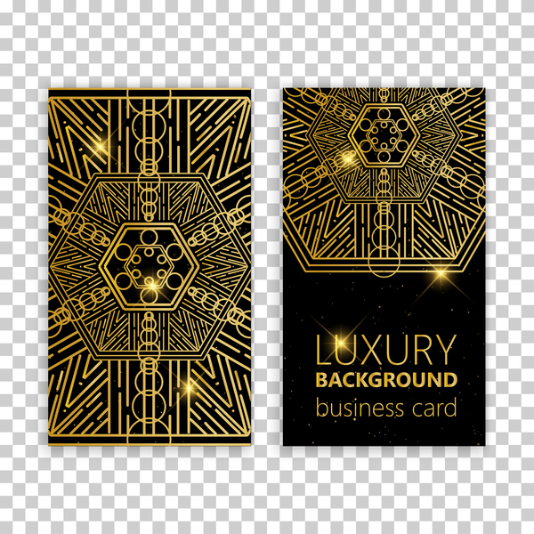 Luxury ornament card template vector 03