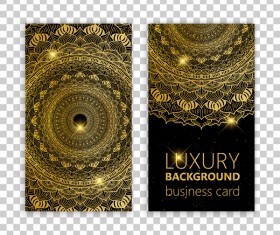 Luxury ornament card template vector 04