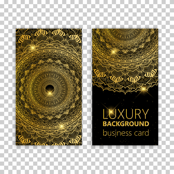 Luxury ornament card template vector 04